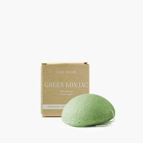 KONJAC FACIALSPONGE GREEN CLAY